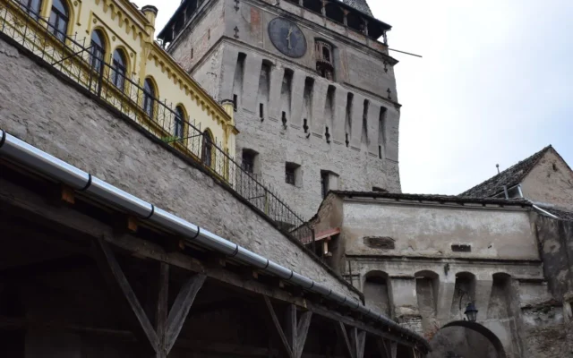 Turnul cu Ceas din centrul istoric al Sighișoarei